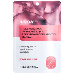 Maska w płachcie regenerująca i wygładzająca peptydowo-ceramidowa 30g