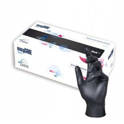 EasyCare, rękawiczki nitrylowe, czarne, rozmiar S, 100 sztuk