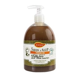 Mydło Aleppo Premium w Płynie 15% Oleju Laurowego