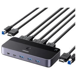 UGREEN CM664 KVM 2w1 4K 60Hz Przełącznik