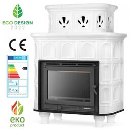 Piec kominek piecyk koza kaflowy ceramiczny obudowa kominkowa