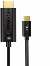Kabel USB-C do HDMI Choetech CH0019, 1.8m (czarny)