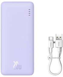 Powerbank BASEUS AIRPOW 10000MAH 20W (FIOLETOWY)