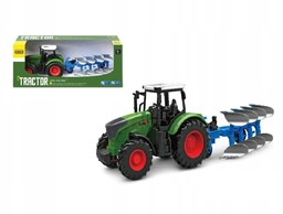 Traktor Z Maszyna Rolniczą Gazelo Ciągnk Z Pługiem