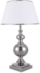 Stołowa LAMPA stojąca LETTO TL-1825-1-CH Italux abażurowa LAMPKA