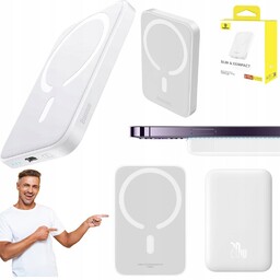 POWERBANK MAGSAFE MAGNETYCZNY IPHONE APPLE POWER BANK MOCNY