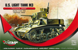 Mirage, Amerykański czołg lekki M3, Model do sklejania,