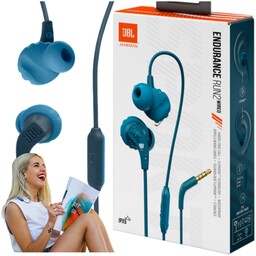 Słuchawki dokanałowe Jbl Endurance Run 2 Niebieskie Bas
