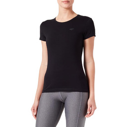 4F Tshirt F1161 Deep Black XS dla kobiet