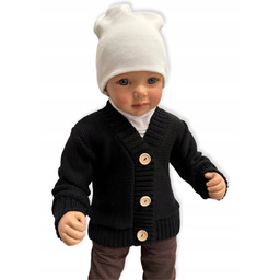 Sweterek niemowlęcy 86 Sweter Rozpinany Akryl 100% ciepły