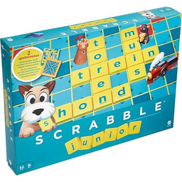 Mattel Games Y9671 - Gra słowna Scrabble Junior