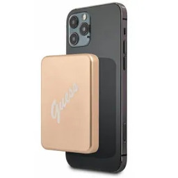 Guess MagSafe GUPBMSVSLG 3000 mAh 12W Złoty Powerbank
