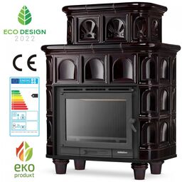 Piec kominek piecyk koza kaflowy ceramiczny obudowa kominkowa