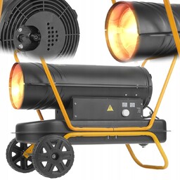 Nagrzewnica Olejowa Spalinowa Dmuchawa 25kW Termostat Grzejnik Piec