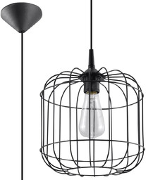 Lampa wisząca CELTA czarna SL.0296 - Sollux Sprawdź
