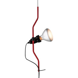 Lampa Wiszące FLOS, ściemnialny, czerwony, metal
