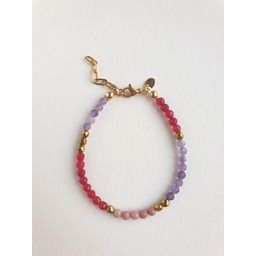 Pakamera Bransoletka NEO jadeit, hematyt, ametyst, rodonit