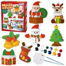 Zestaw Kreatywny z Farbami Diy Zrób Odlewy Gipsowe