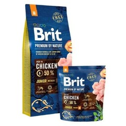 Brit Premium By Nature Junior Medium Kurczak /