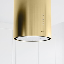 Okap kuchenny GLOBALO Cylindro Isola 39.7 Light Gold