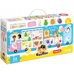 CzuCzu. Puzzle z dziurką. Lody! Lody!