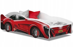 Łóżko samochód 160x80 auto materac Cars Thunder