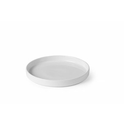 TALERZ Z WYSOKIM RANTEM OSLO 20 cm BIAŁY