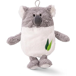 Pluszowy Miś Koala z termoforem 300ml 34cm szary