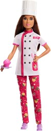 Barbie Linia Kariera Mistrzyni cukiernictwa Lalka z czapką