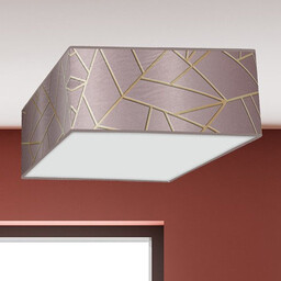 MILAGRO MLP7589 Lampa sufitowa ZIGGY PINK Gold/Pink 3xE27