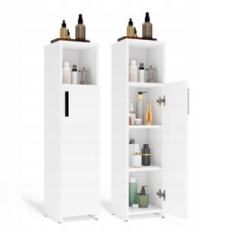 Słupek Łazienkowy Alvo 1D Biały 4 Półki 1