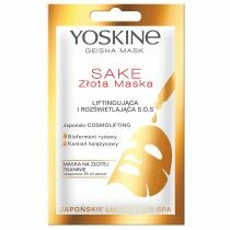 Yoskine Geisha Mask Sake - złota maska