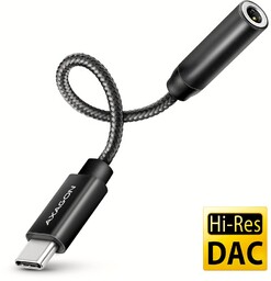Axagon Zewnętrzna karta dźwiękowa ADA-HC USB-C 32bit DAC