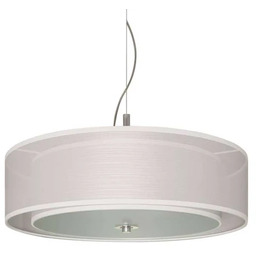 Lindby - Pikka LED Lampa Wisząca Ø50 White