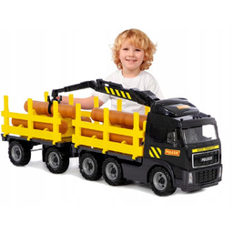 77cm Wielki Tir Dźwig Przyczepa z drewnem Transporter