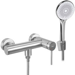 Rea Bateria prysznicowa Rea Foss Clif Nikiel Szczotkowany