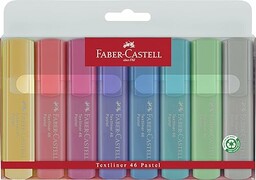 Faber-Castell Textliner 154681 Zakreślacze Pastelowe, 8 Sztuk