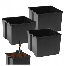 3x Wkład Do Doniczki kwadratowy uniwersalny Donic juka