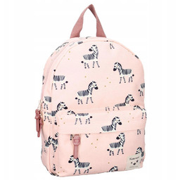 Plecak dla dzieci To The Zoo Zebra Pink