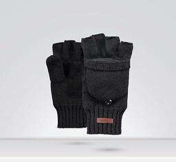 Barts Rękawiczki Wełniane Haakon FingerlessMężczyźni - z jednym