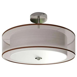 Lindby - Pikka LED Lampa Sufitowa Brown/White