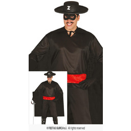 Strój Zorro Przebranie Filmowe Kostium Muszkietera Hiszpana Strój