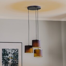 Lampa wisząca Soho Luminex, możliwość ściemniania, niebieski, salon