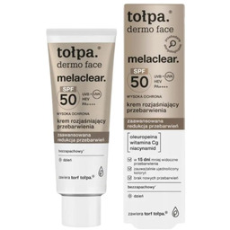 Tołpa, krem do twarzy rozjaśniający przebarwienia SPF50 bezzapachowy,