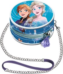 Frozen 2 Destiny-Mini okrągła torba na łańcuszek, niebieska,