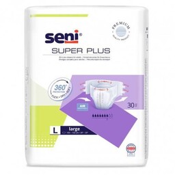 SENI SUPER PLUS L Pieluchomajtki dla dorosłych, 30