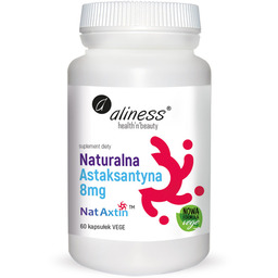 ALINESS Naturalna Astaksantyna 8mg 60vegcaps