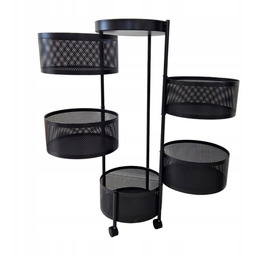 Szafka 5 Pozimów Obrotowa Regał Uniwersalny Kuchnia Pokój