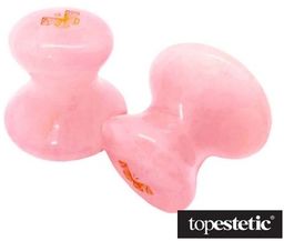 Crystallove Grzybek do Masażu z Kwarcu Różowego Grzybek