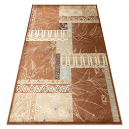 Dywan CRYSTAL Patchwork salmond 12x pomarańczowy 160x230 cm